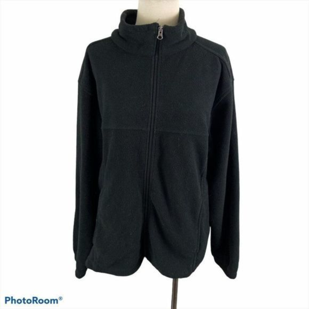 BASS PRO SHOPS‎ Black Fleece Zip Up Sweater